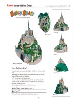 Mô hình Mont Saint Michel, France. P1