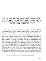 Quan điểm và phương pháp nghiên cứu văn thơ hồ chí minh phần 2   nguyễn đăng mạnh 