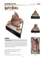 Mô hình Castle Sant’ Angelo, Italy. P1