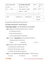 Đề thi học sinh giỏi môn Toán, Tiếng Việt lớp 3 trường tiểu học Nghĩa Hiệp năm 2011 - 2012