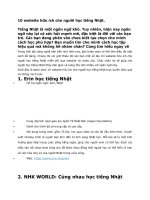 10 website hữu ích cho người học tiếng nhật