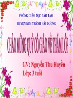 Giáo án mầm non Vòng đời của Ếch