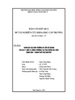 Đánh giá sự sinh trưởng và sức đề kháng của gà f1 (mía x lương phượng) tại trại giống gia cầm thịnh đán   thành phố thái nguyên 