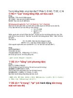 Trợ từ trong tiếng Nhật の、で、に