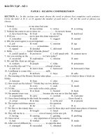 Ôn tập tiếng anh tổng hợp 8