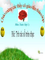 Bài giảng Toán 1 chương 3 bài 18: Trừ các số tròn chục