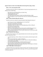 Câu hỏi phương pháp thiết kế kĩ thuật