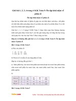 Giải bài 1, 2, 3, 4 trang 4 SGK Toán 5: Ôn tập khái niệm về phân số