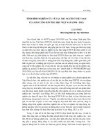 TÌNH HÌNH NGHIÊN CỨU VỀ CÁC TỘC NGƯỜI Ở VIỆT NAM CỦA BẢO TÀNG DÂN TỘC HỌC VIỆT NAM (1996 - 2012)