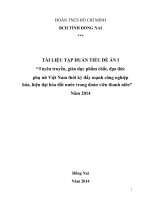 Tài liệu tuyên truyền phẩm chất đạo đức, chuẩn mực người Phụ nữ Việt Nam