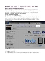 Hướng dẫn đăng ký mua hàng và thanh toán trên amazon nhật 