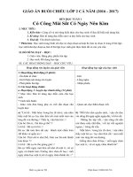 Giáo án buổi chiều lớp 2 soạn chi tiết (chuẩn in)  năm 2016 2017