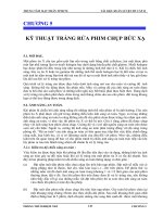 CHƯƠNG 5 KỸ THUẬT TRÁNG RỬA PHIM CHỤP BỨC XẠ