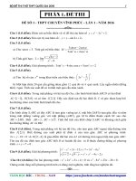 BỘ 300 ĐỀ THI THỬ TOÁN THPTQG 2016 (có đáp án chi tiết ở cuối tài liệu)