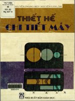 Thiết kế chi tiết máy  nguyễn trọng hiệp, nguyễn văn lẫm (XB năm 2003)  