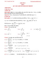 Bài giảng giải tích 1 bài 6