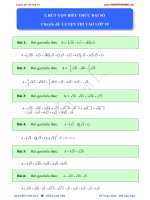 Chuyên đề luyện thi toán vào lớp 10