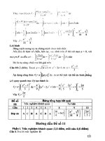 Trắc nghiệm môn toán năm cuối bậc THPT (p2)