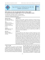 PHÂN TÍCH CÁC YẾU TỐ ẢNH HƯỞNG ĐẾN SỰ PHÁT TRIỂN CỦA KINH TẾ DOANH NGHIỆP NHỎ VÀ VỪA TẠI TỈNH HẬU GIANG