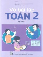 Vở bài tập toán lớp 2 (tập 1) phần 1   NXB giáo dục việt nam 