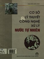 Cơ sở lý thuyết và công nghệ xử lý nước tự nhiên  giáo trình dùng cho sinh viên ngành hóa học, công nghệ hóa học, môi trường 