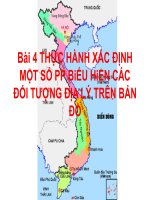 Bai 4 thuc hanh xac dinh mot so phuong phao bieu hien cac doi tuong dia ly tren ban do3 