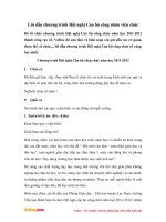 Lời dẫn chương trình Hội nghị Cán bộ công nhân viên chức