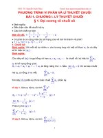 Bài giảng giải tích bài 1