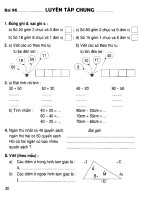 Vở bài tập toán lớp 1 (tập 2) phần 2   NXB giáo dục việt nam 
