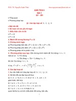 Bài giảng giải tích 1 bài 1