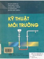 Kỹ thuật môi trường  hoàng kim cơ (chủ biên) và những người khác 