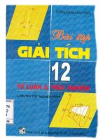 Bài tập giải tích 12 tự luận  trắc nghiệm (p1)