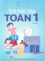 Vở bài tập toán lớp 1 (tập 2) phần 1   NXB giáo dục việt nam 