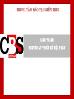 NGUYÊN lí THIẾT KẾ NỘI THẤT