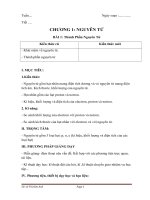 Bài 1 nguyên tử lớp 10 cơ bản