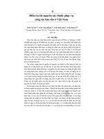 dieu tra tai nguyen cay thuoc o viet nam 