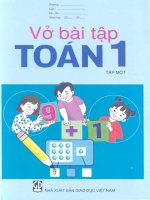 Vở bài tập toán lớp 1 (tập 1) phần 1   NXB giáo dục việt nam 
