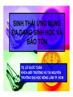 Hệ sinh thái và ứng dụng