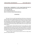 dự án kinh doan quán cafe