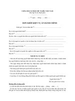 Mau don khoi kien vu an HC