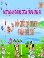 GIÁO án mầm NON THI GIÁO VIÊN GIỎI cấp TỈNH THEO CHỦ đề  đi cấy 