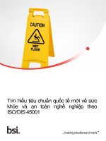 Tìm hiểu tiêu chuẩn quốc tế mới về sức khỏe và an toàn nghề nghiệp theo ISO/DIS 45001