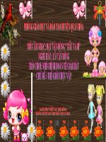 GIÁO án mầm NON THI GIÁO VIÊN GIỎI cấp TỈNH THEO CHỦ đề bầu và bí 