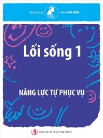 Năng lực tự phục vụ cho trẻ em
