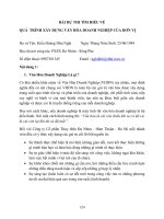 TÌM HIỂU VỀ QUÁ TRÌNH XÂY DỰNG VĂN HÓA DOANH NGHIỆP CỦA ĐƠN VỊ