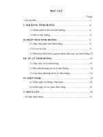 Bài tập tình huống chuyên viên chính học viện hành chính