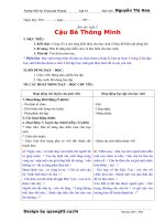 Giáo án buổi chiều lớp 3 môn tập đọc phân hoá đối tượng (chi tiết)