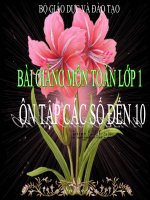 Bài giảng Toán 1 chương 4 bài 5: Đồng hồ. Thời gian