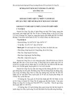 KẾ HOẠCH SỬ DỤNG ĐẤT NĂM 2016 CỦA HUYỆN GÒ CÔNG TÂY