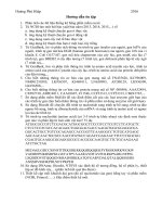 vấn đề ôn tập tin sinh